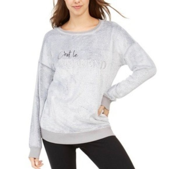 JENNI Intimates C’est le Weekend Plush Top NWOT M - Picture 2 of 10